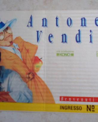 Ticket concerto Antonello Venditti tour 1991