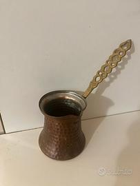 Caffettiera Turca Tradizionale in Rame Martellato