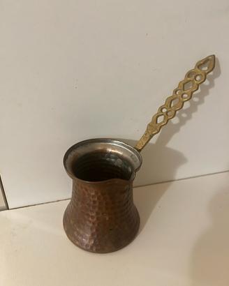 Caffettiera Turca Tradizionale in Rame Martellato