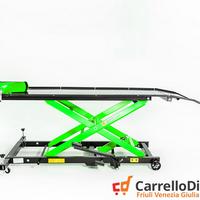 Ponte moto sollevatore con pompa a pedale VERDE