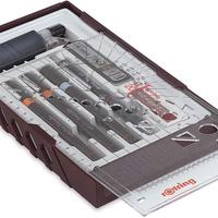 Rotring Isograph Penna Set 4 x Penne Tecniche + a