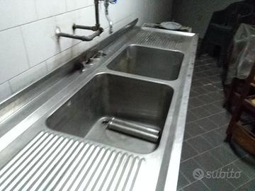 lavatoio professionale in acciaio inox