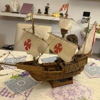 Modellino Caravella santa maria montato