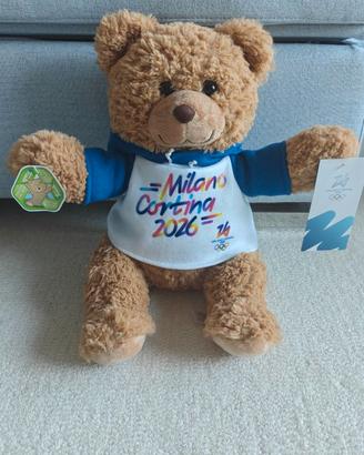 Trudi Orso Peluche T‑shirt Milano‑Cortina 2026 NEW