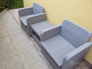 set poltrone+ tavolo 