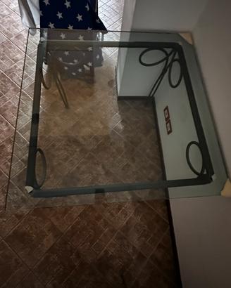 tavolo in ferro battuto + sedie abbinate