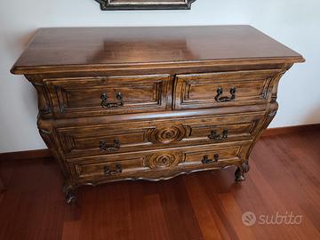 Credenza in legno di noce massello