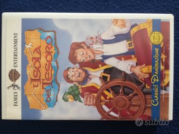 Cassetta vhs WB l' isola del tesoro come nuova