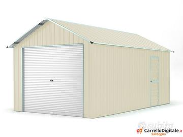 Prefabbricato box cantiere 360x610 avorio