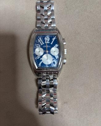 Orologio LOVELL quadrante blu bracciale in acciaio