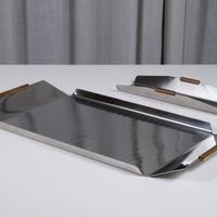 Coppia di vassoi F.A.T.A. Anna Bulgheroni anni '70