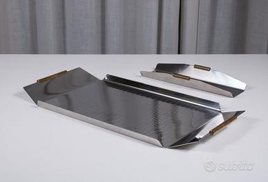 Coppia di vassoi F.A.T.A. Anna Bulgheroni anni '70