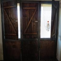 Porte in ferro e legno