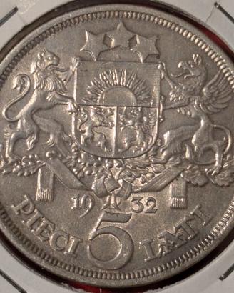 5 Lati 1932 Lettonia