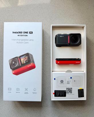 insta360 ONE RS Twin Edition Action Cam impermeab.