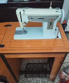 Macchina da cucire vintage Singer 207 ben tenuta! 