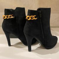 Stivaletti nero con tacco