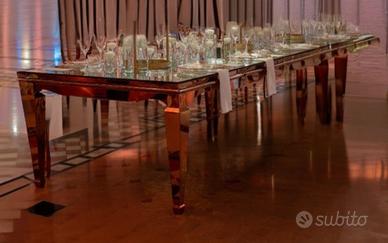 Tavolo specchiato Venice rettangolare 
