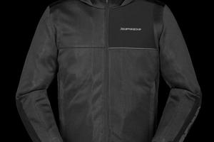 GIACCA SPIDI HOODIE NET ESTIVA NERO