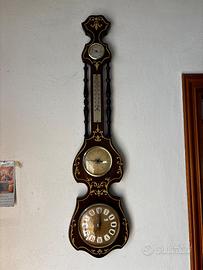 Stazione meteorologica vintage anni ’70 in legno –