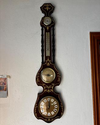 Stazione meteorologica vintage anni ’70 in legno –