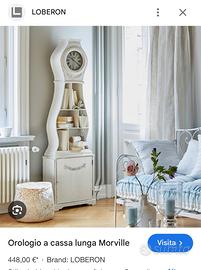 Orologio a cassa con mensole LOBERON