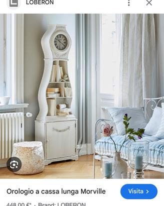 Orologio a cassa con mensole LOBERON