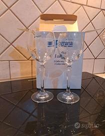 set 40 calici Tognana 20 acqua + 20 vino
