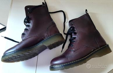 Anfibi stivaletti donna n. 36 colore bordeaux