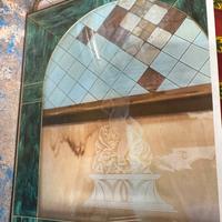 Pannello divisorio in veteo lavorato