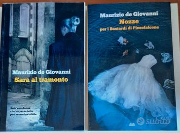 ✴️Set 2 romanzi MAURIZIO DE GIOVANNI 🖤