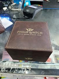 scatola Philip Watch per orologi in pelle nuova 