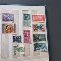 10 francobolli vintage italiani 