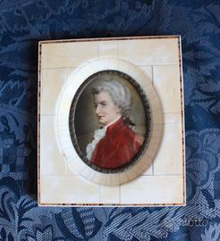 Miniatura Wolfgang Amadeus Mozart c.1790
