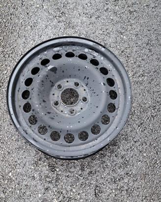1 - CERCHIO IN LAMIERA MERCEDES 7X16 5X112 ET37 CB