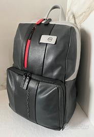 Zaino piquadro pelle nero grigio