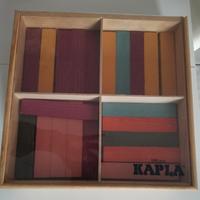 100 blocchi Kapla legno color 