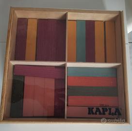 100 blocchi Kapla legno color 