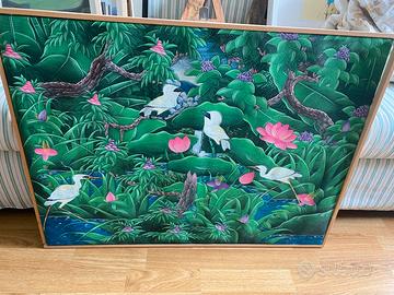 Batik indonesiano 60 × 80 cm