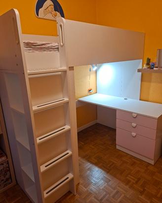 Letto a castello ikea smastad