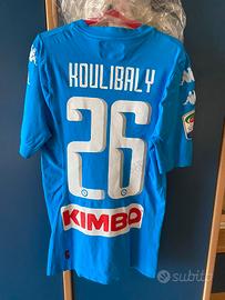Maglia Napoli Koulibaly indossata match worn