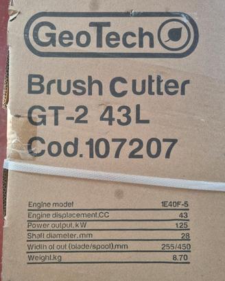 Decespugliatore geotech gt2 43 l