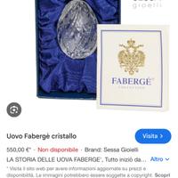 Uovo Fabergè in cristallo