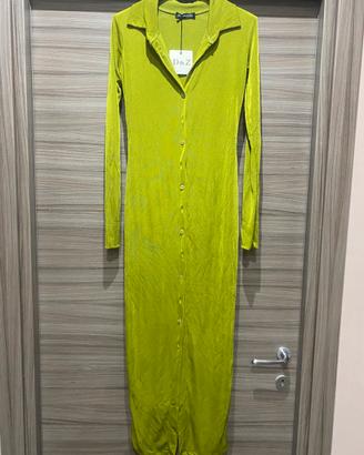 Abito lungo D&Z Fashion verde taglia unica