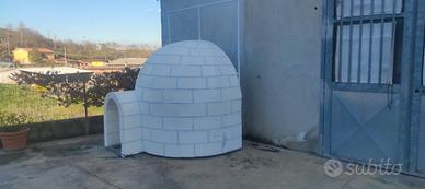 Carro carnevale Igloo festa a tema Natale