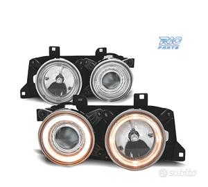 FARI BMW E34 E32 86-94 ANGEL EYES FONDO CROMATO