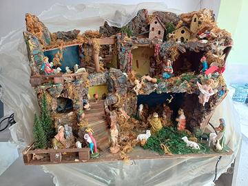 Presepe con pastori
