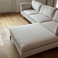 Divano Design Reef novamobili con Pouf