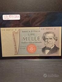 1.000 lire Verdi del 2°Tipo del 1879 (FDS💯X💯)   