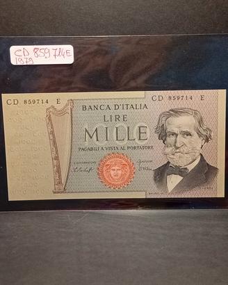 1.000 lire Verdi del 2°Tipo del 1879 (FDS💯X💯)   